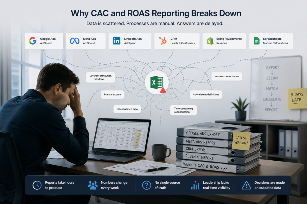 Why CAC and ROAS Reporting Breaks Down in the First Place